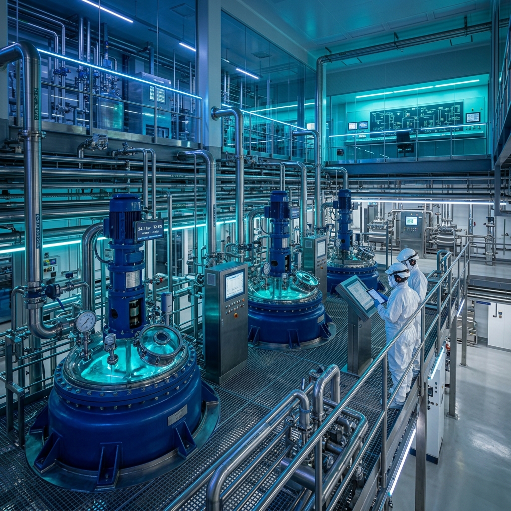 High Tech Chemical Production Plant